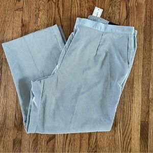 NWT Alfred Dunner Gray Corduroy Pants size 22W